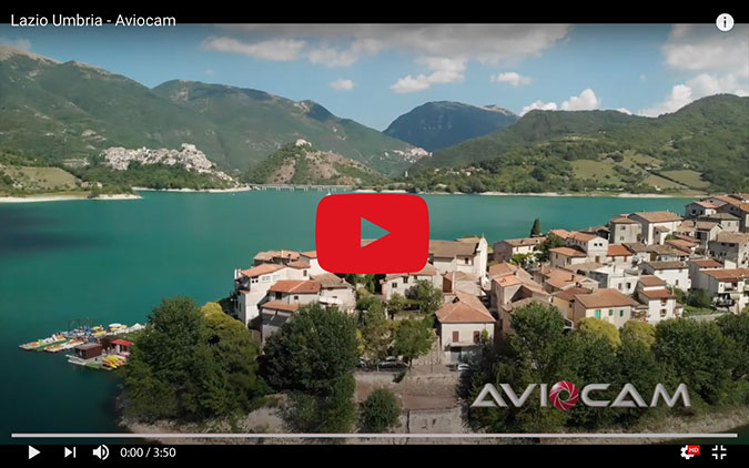 video effettuato con drone in umbria e lazio