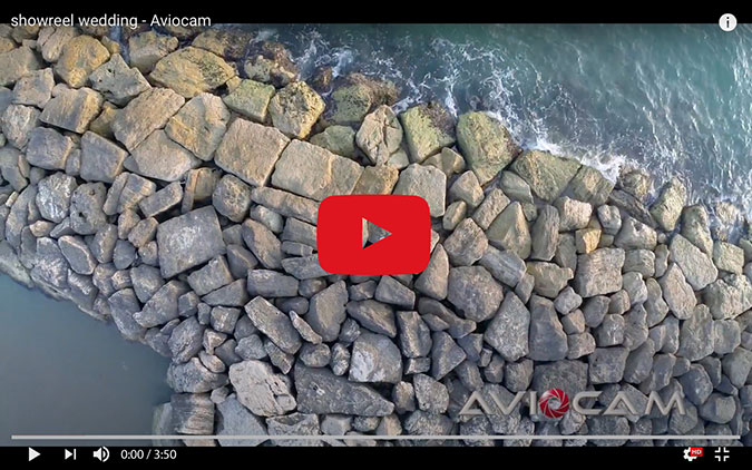 showreel per video matrimoni relaizzato da aviocam